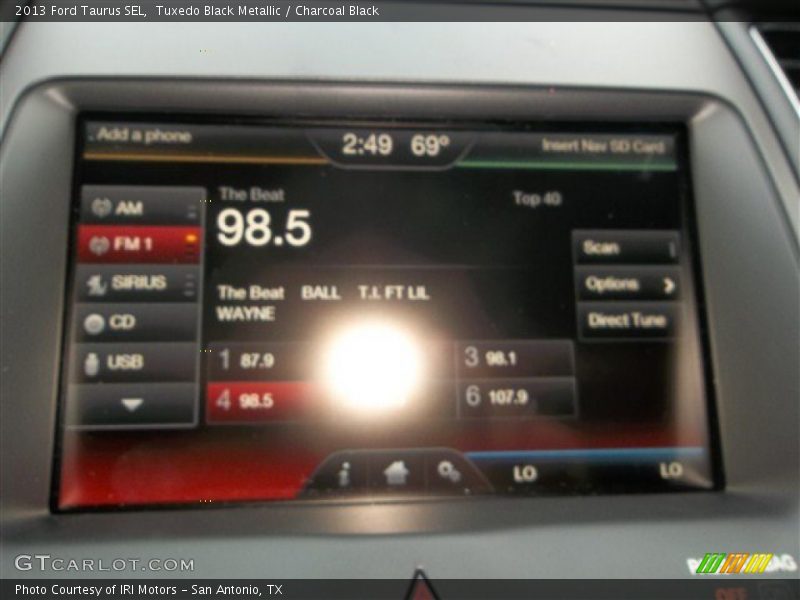 Tuxedo Black Metallic / Charcoal Black 2013 Ford Taurus SEL