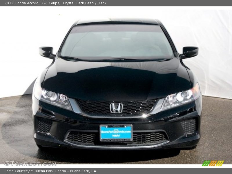 Crystal Black Pearl / Black 2013 Honda Accord LX-S Coupe