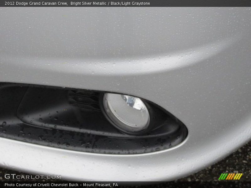 Bright Silver Metallic / Black/Light Graystone 2012 Dodge Grand Caravan Crew