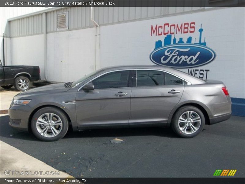 Sterling Gray Metallic / Charcoal Black 2013 Ford Taurus SEL