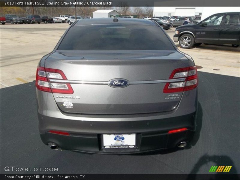 Sterling Gray Metallic / Charcoal Black 2013 Ford Taurus SEL