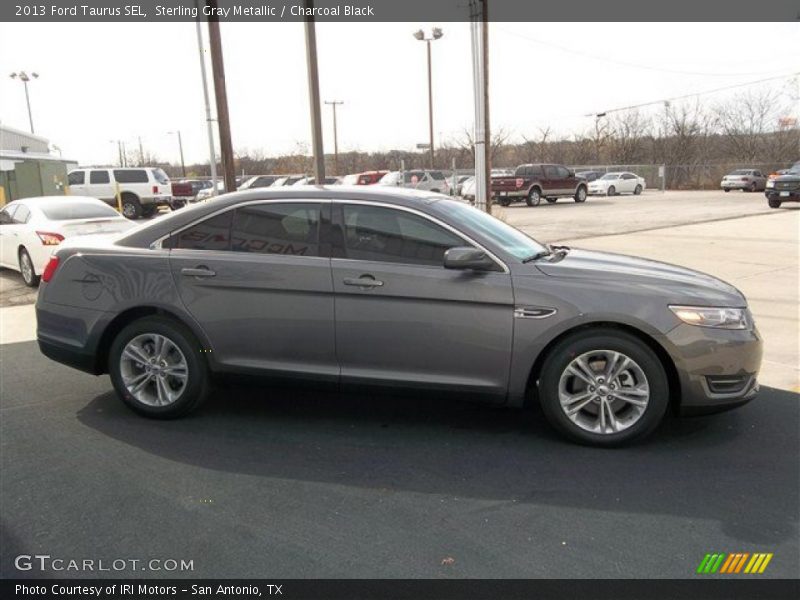 Sterling Gray Metallic / Charcoal Black 2013 Ford Taurus SEL