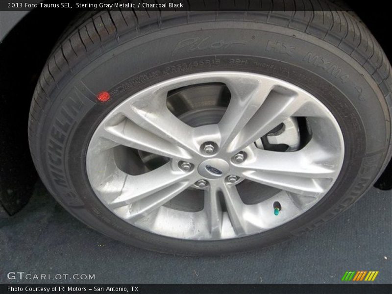 Sterling Gray Metallic / Charcoal Black 2013 Ford Taurus SEL