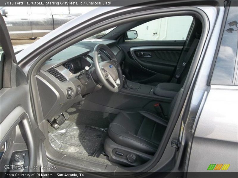 Sterling Gray Metallic / Charcoal Black 2013 Ford Taurus SEL