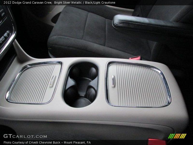 Bright Silver Metallic / Black/Light Graystone 2012 Dodge Grand Caravan Crew