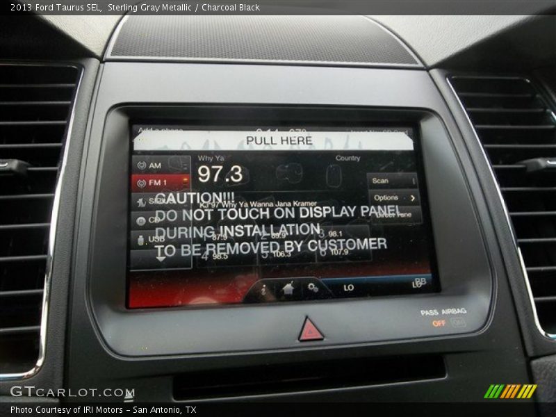 Sterling Gray Metallic / Charcoal Black 2013 Ford Taurus SEL