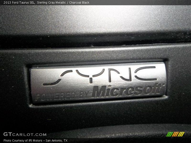 Sterling Gray Metallic / Charcoal Black 2013 Ford Taurus SEL