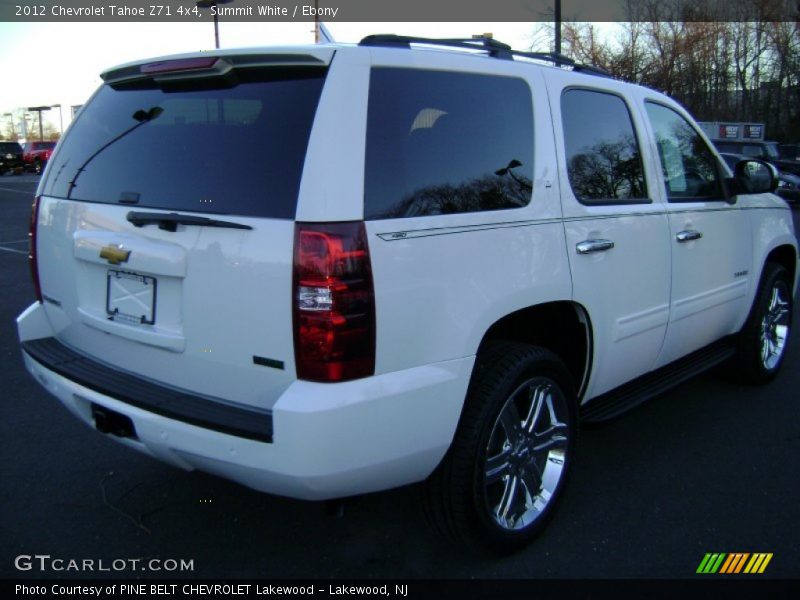 Summit White / Ebony 2012 Chevrolet Tahoe Z71 4x4