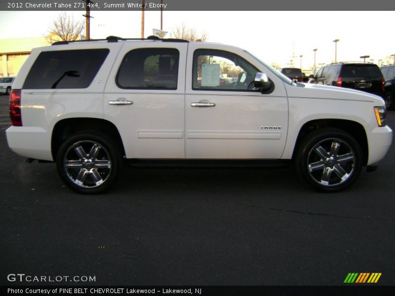 Summit White / Ebony 2012 Chevrolet Tahoe Z71 4x4