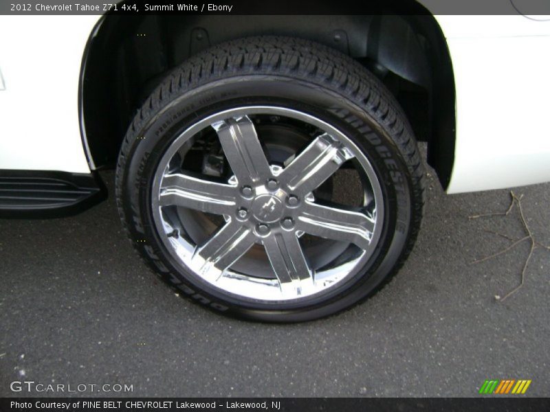 Summit White / Ebony 2012 Chevrolet Tahoe Z71 4x4