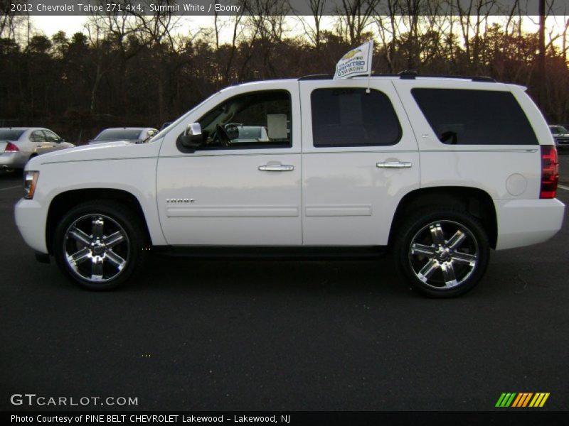 Summit White / Ebony 2012 Chevrolet Tahoe Z71 4x4