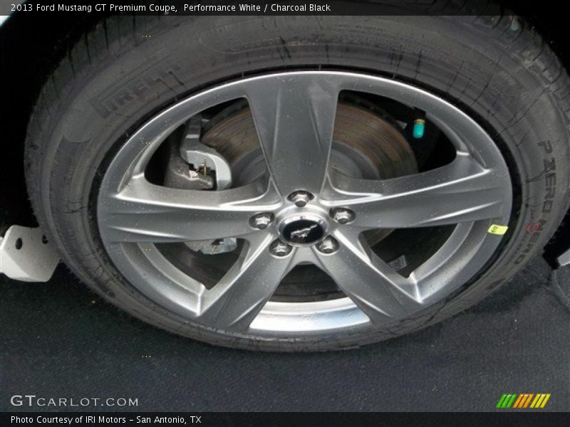 Performance White / Charcoal Black 2013 Ford Mustang GT Premium Coupe