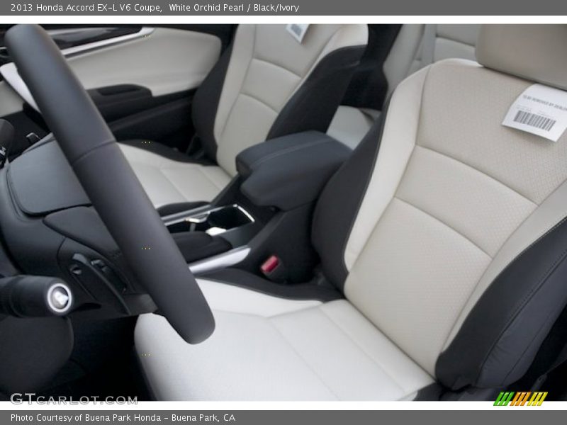 Front Seat of 2013 Accord EX-L V6 Coupe