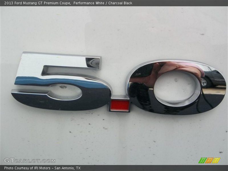 Performance White / Charcoal Black 2013 Ford Mustang GT Premium Coupe
