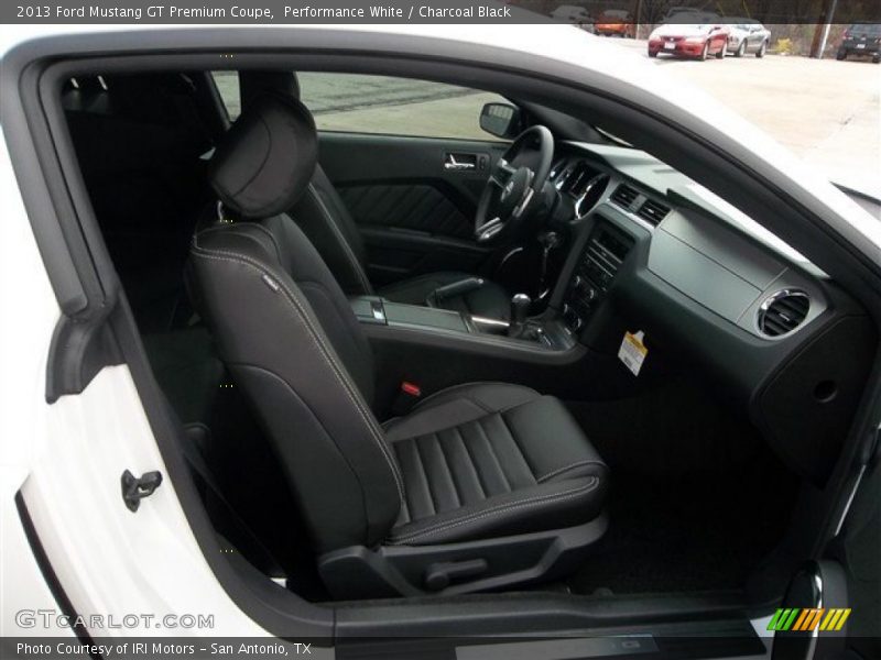 Performance White / Charcoal Black 2013 Ford Mustang GT Premium Coupe