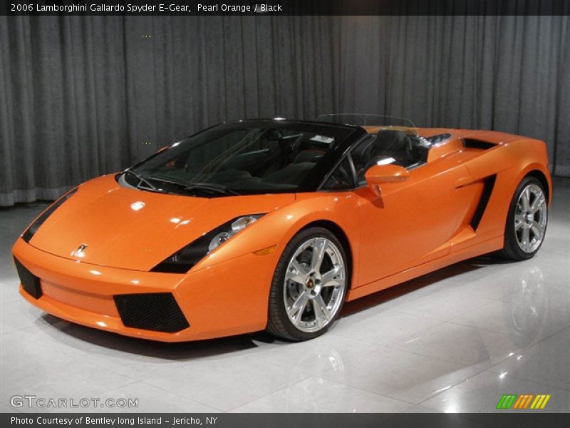 Pearl Orange / Black 2006 Lamborghini Gallardo Spyder E-Gear