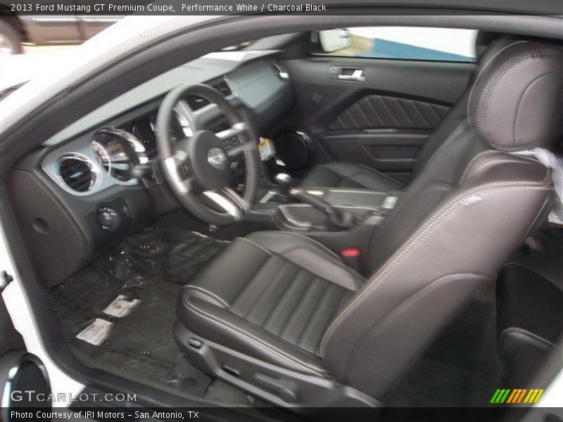 Performance White / Charcoal Black 2013 Ford Mustang GT Premium Coupe