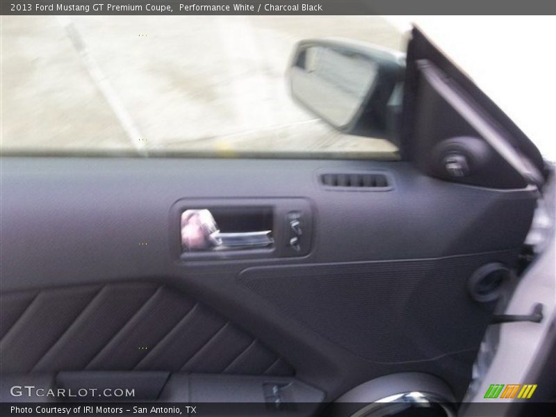 Performance White / Charcoal Black 2013 Ford Mustang GT Premium Coupe