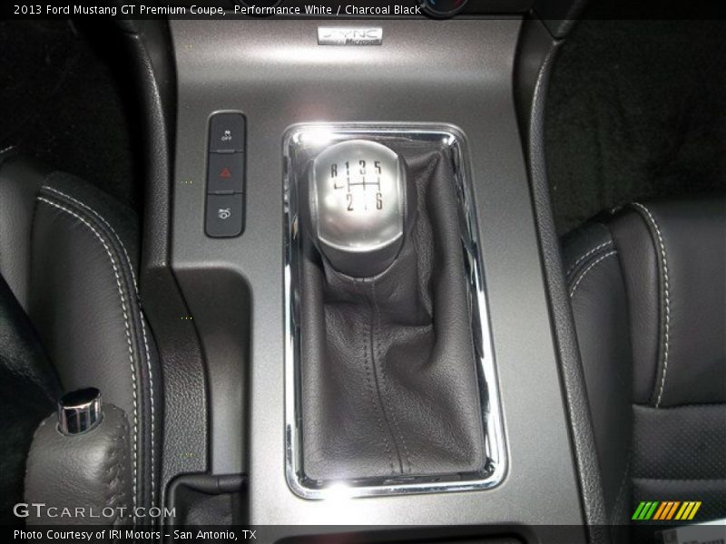 Performance White / Charcoal Black 2013 Ford Mustang GT Premium Coupe