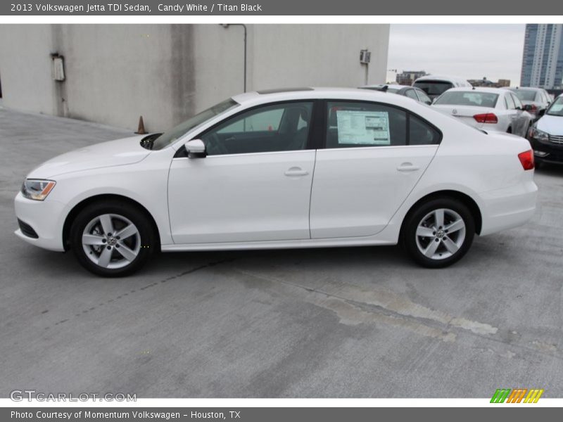 Candy White / Titan Black 2013 Volkswagen Jetta TDI Sedan