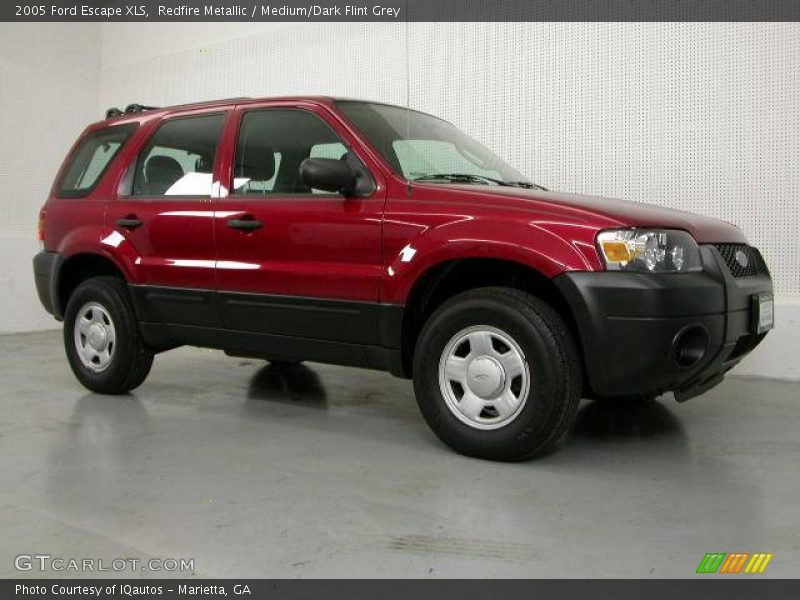 Redfire Metallic / Medium/Dark Flint Grey 2005 Ford Escape XLS