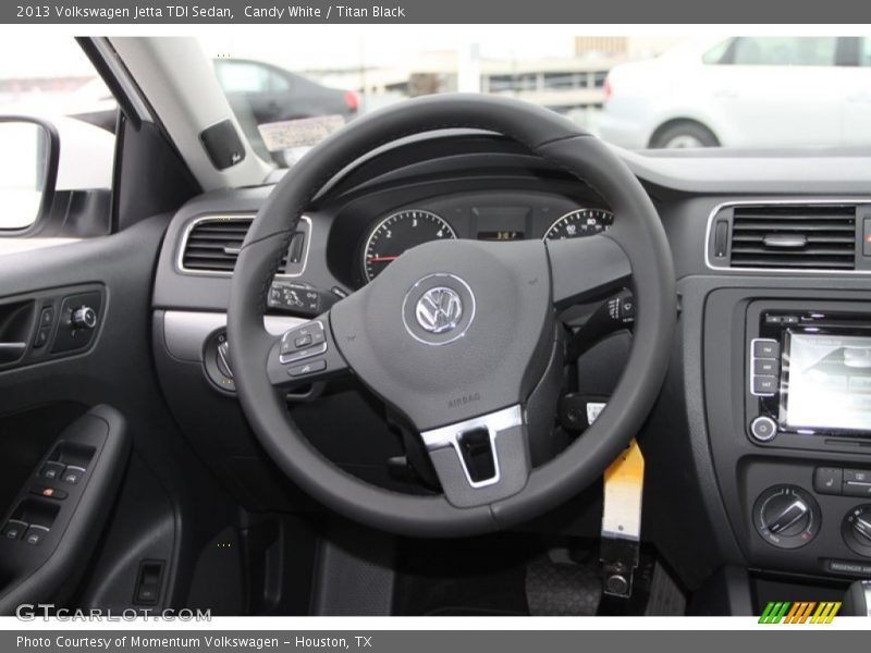 Candy White / Titan Black 2013 Volkswagen Jetta TDI Sedan