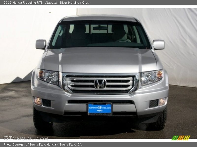 Alabaster Silver Metallic / Gray 2012 Honda Ridgeline RTS