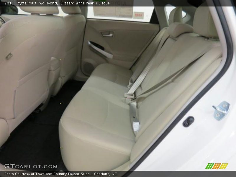 Blizzard White Pearl / Bisque 2013 Toyota Prius Two Hybrid