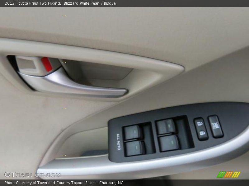 Blizzard White Pearl / Bisque 2013 Toyota Prius Two Hybrid
