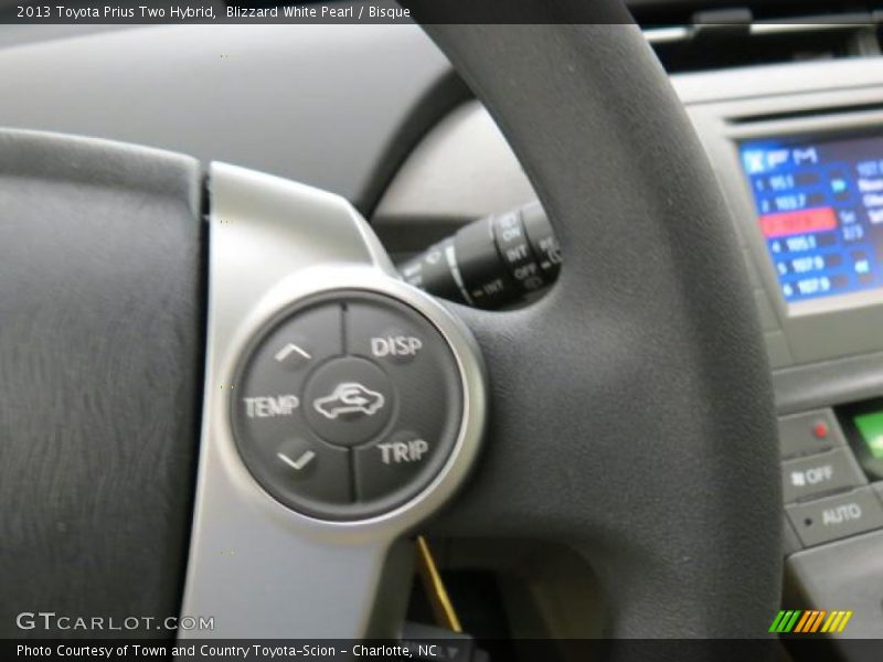 Blizzard White Pearl / Bisque 2013 Toyota Prius Two Hybrid