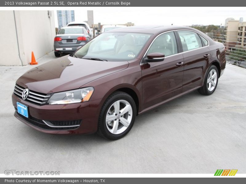 Opera Red Metallic / Cornsilk Beige 2013 Volkswagen Passat 2.5L SE
