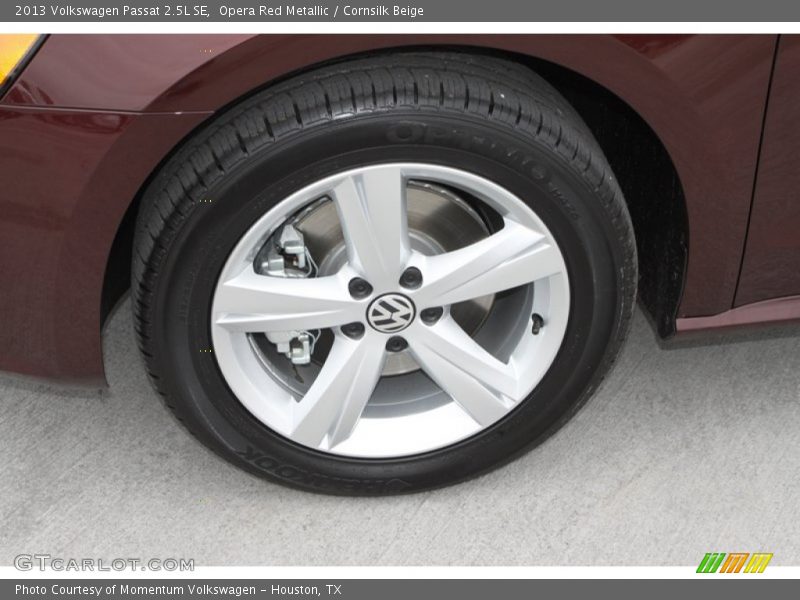 Opera Red Metallic / Cornsilk Beige 2013 Volkswagen Passat 2.5L SE