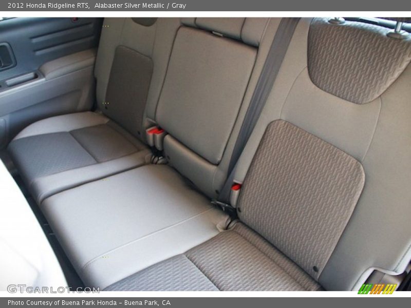 Alabaster Silver Metallic / Gray 2012 Honda Ridgeline RTS