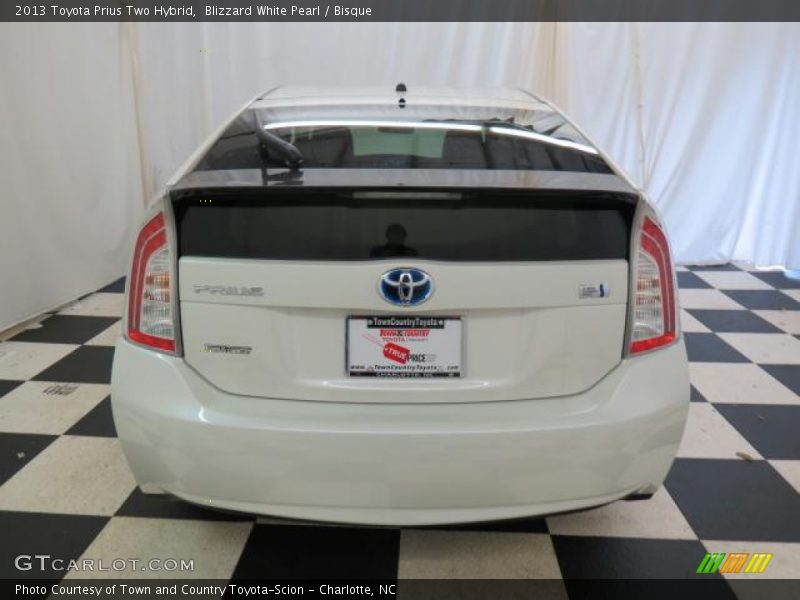 Blizzard White Pearl / Bisque 2013 Toyota Prius Two Hybrid