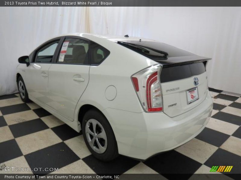 Blizzard White Pearl / Bisque 2013 Toyota Prius Two Hybrid