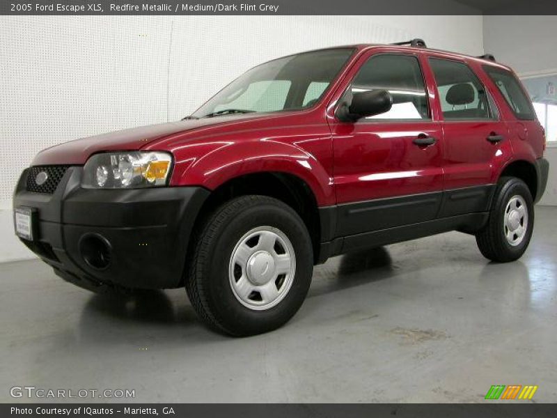 Redfire Metallic / Medium/Dark Flint Grey 2005 Ford Escape XLS