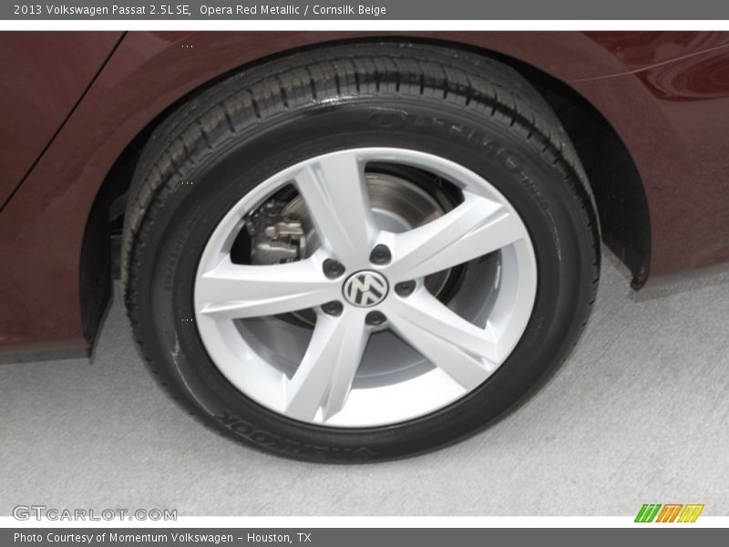 Opera Red Metallic / Cornsilk Beige 2013 Volkswagen Passat 2.5L SE