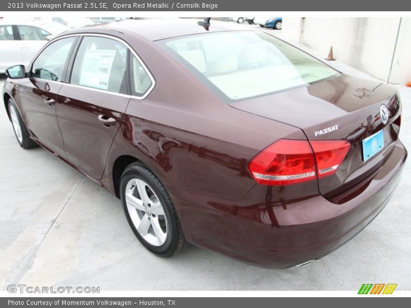 Opera Red Metallic / Cornsilk Beige 2013 Volkswagen Passat 2.5L SE