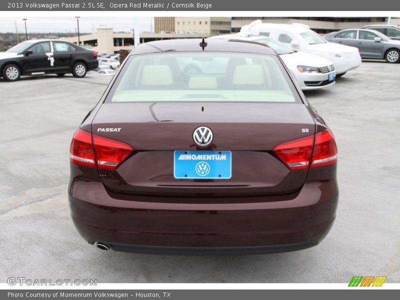 Opera Red Metallic / Cornsilk Beige 2013 Volkswagen Passat 2.5L SE