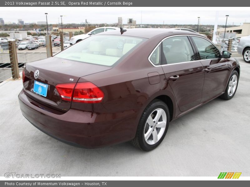 Opera Red Metallic / Cornsilk Beige 2013 Volkswagen Passat 2.5L SE