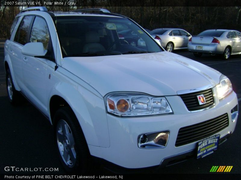 Polar White / Gray 2007 Saturn VUE V6