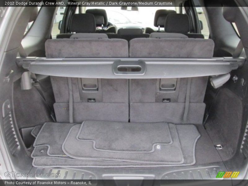 Mineral Gray Metallic / Dark Graystone/Medium Graystone 2012 Dodge Durango Crew AWD