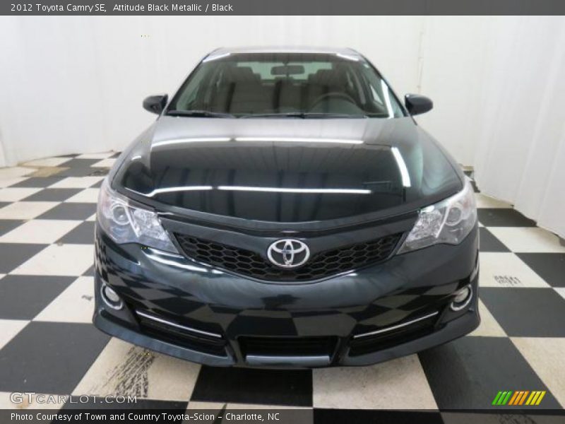 Attitude Black Metallic / Black 2012 Toyota Camry SE