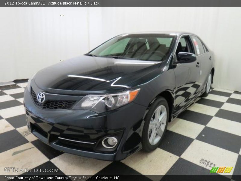 Attitude Black Metallic / Black 2012 Toyota Camry SE