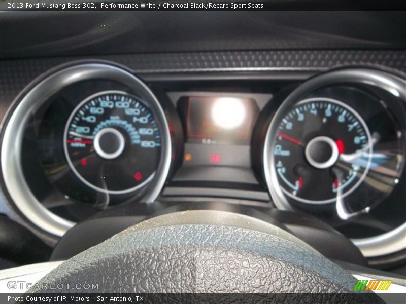 Performance White / Charcoal Black/Recaro Sport Seats 2013 Ford Mustang Boss 302