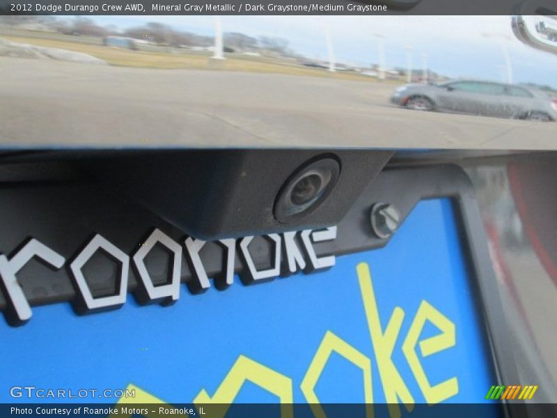 Mineral Gray Metallic / Dark Graystone/Medium Graystone 2012 Dodge Durango Crew AWD