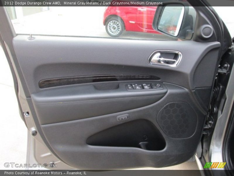 Mineral Gray Metallic / Dark Graystone/Medium Graystone 2012 Dodge Durango Crew AWD