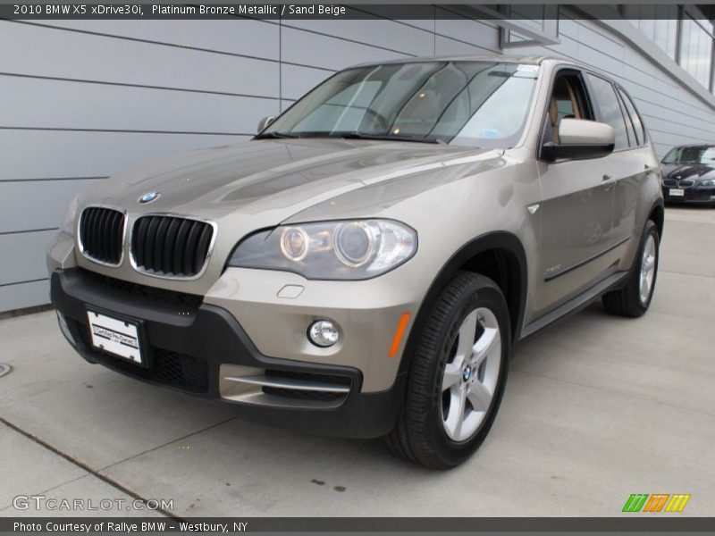 Platinum Bronze Metallic / Sand Beige 2010 BMW X5 xDrive30i