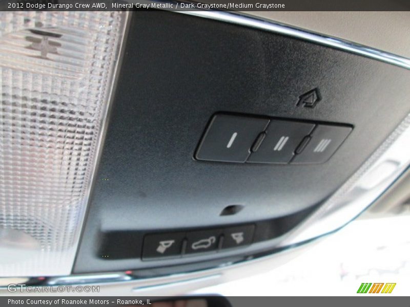 Mineral Gray Metallic / Dark Graystone/Medium Graystone 2012 Dodge Durango Crew AWD