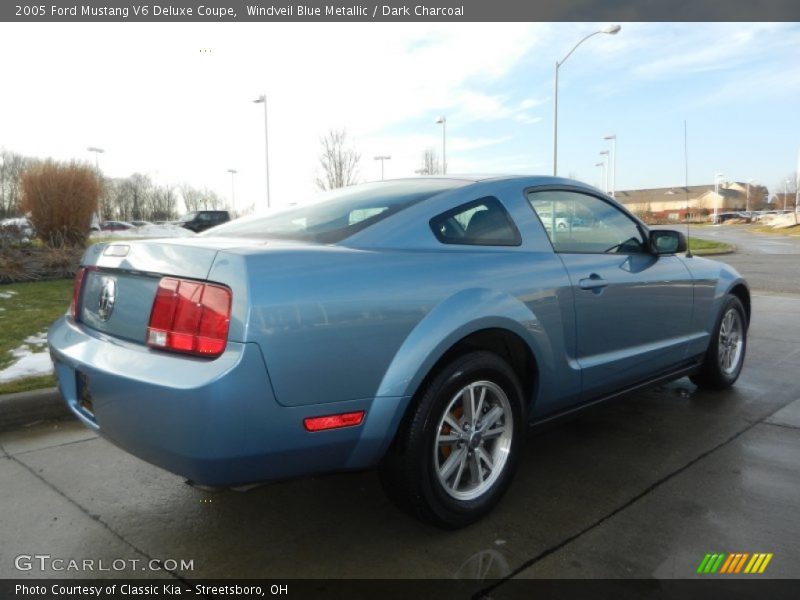 Windveil Blue Metallic / Dark Charcoal 2005 Ford Mustang V6 Deluxe Coupe